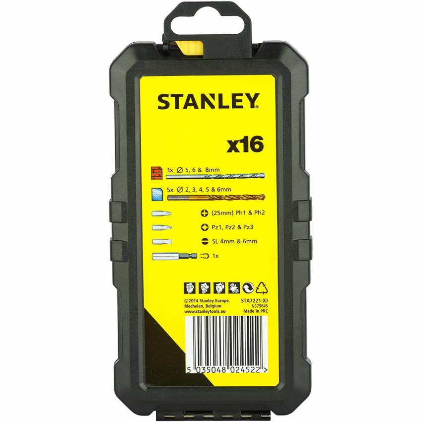Набір біт і свердл STANLEY STA7221-STA7221