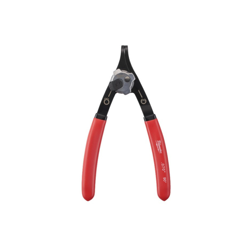 Знімач стопорних кілець 90гр. MILWAUKEE, 1,8мм, (стискання/розжим)-4932492495