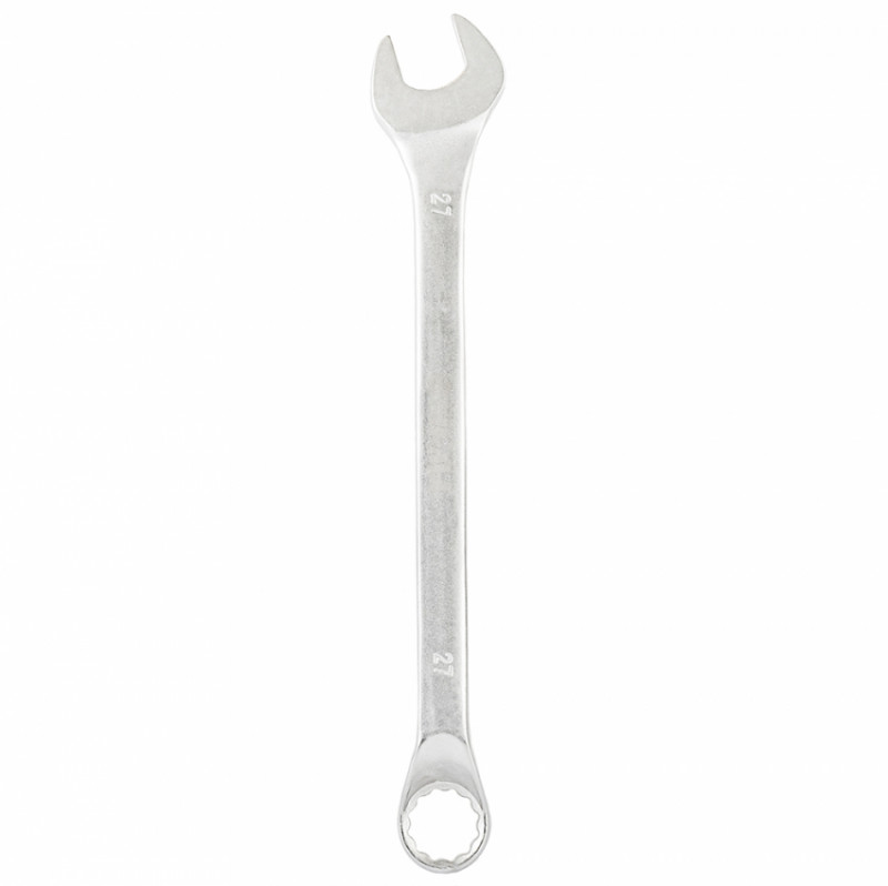 Ключ рожково-накидной глубокий 27мм CrV satine Sigma (6024271)-6024271