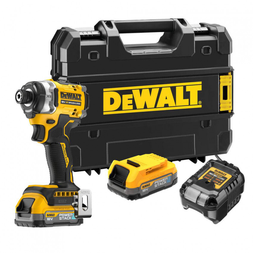 Шурупокрут ударний акумуляторний безщітковий DeWALT DCF860E2T-DCF860E2T