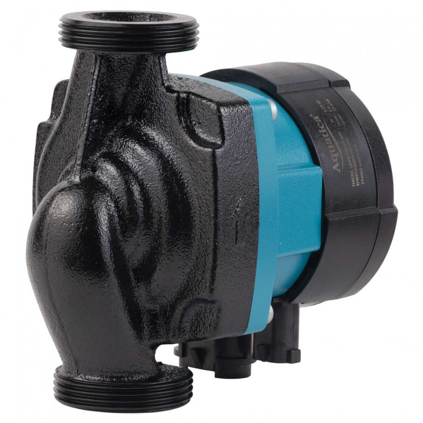 Насос циркуляційний енергозберігаючий 5-39Вт Hmax 6м Qmax 53л/хв Ø1½" 130мм + гайки Ø1" AQUATICA GPA25-6/130 III (774052)-774052