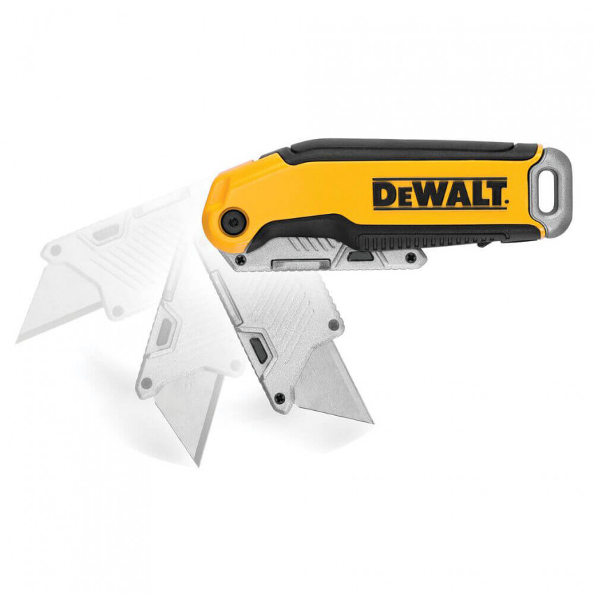 Ніж Utility, складаний з фіксованим трапецієвидним лезом DeWALT DWHT10429-0-DWHT10429-0
