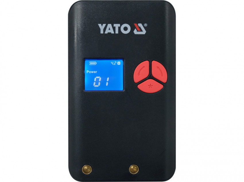 Апарат точкового зварювання портативний YATO акумул. Li-Po 4,2 В, 6.3 АГод, 500 А, вихідн- 2 А [30]-YT-82507