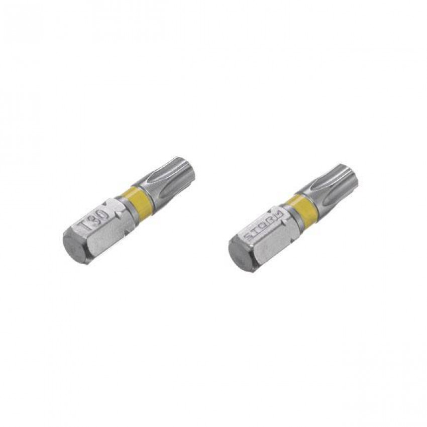 Комплект викруткових насадок Torx T30, S2, 2 од., STORM INTERTOOL VT-0226-VT-0226