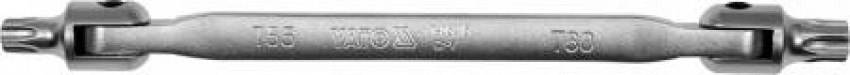 Ключ TORX 2-сторонній на шарнірах YATO: Т55 х Т60, L=255 мм, Cr-V-YT-05315