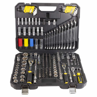 Набір насадок торцевих і біти ¼" ⅜" ½" 176шт CrV SIGMA (6003821)