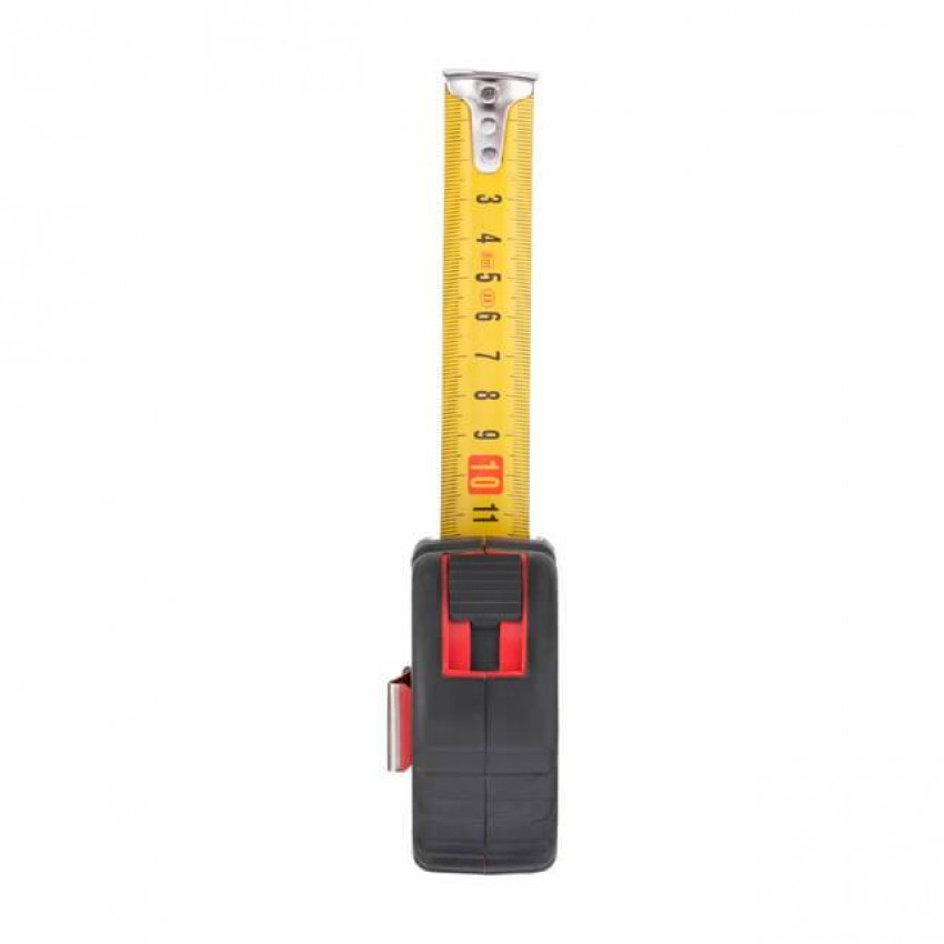 Рулетка з фіксатором 10 м * 25 мм INTERTOOL MT-0410-MT-0410