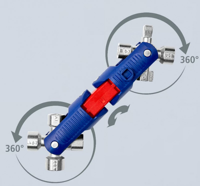 Універсальний ключ KNIPEX JointKey Quadro 00 11 06 V04-00 11 06 V04