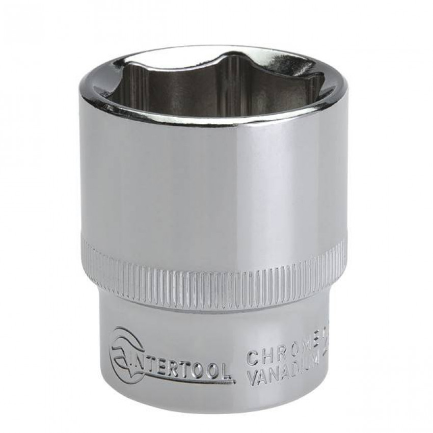 Головка шестигранна STORM 1/2", 28 мм, Cr-V INTERTOOL ET-0028-ET-0028
