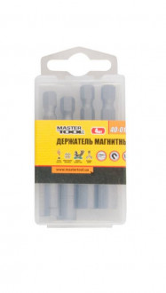 MasterTool Тримач магнітний 1/4&quot; 60 мм 4 шт, ст.: 40-0180