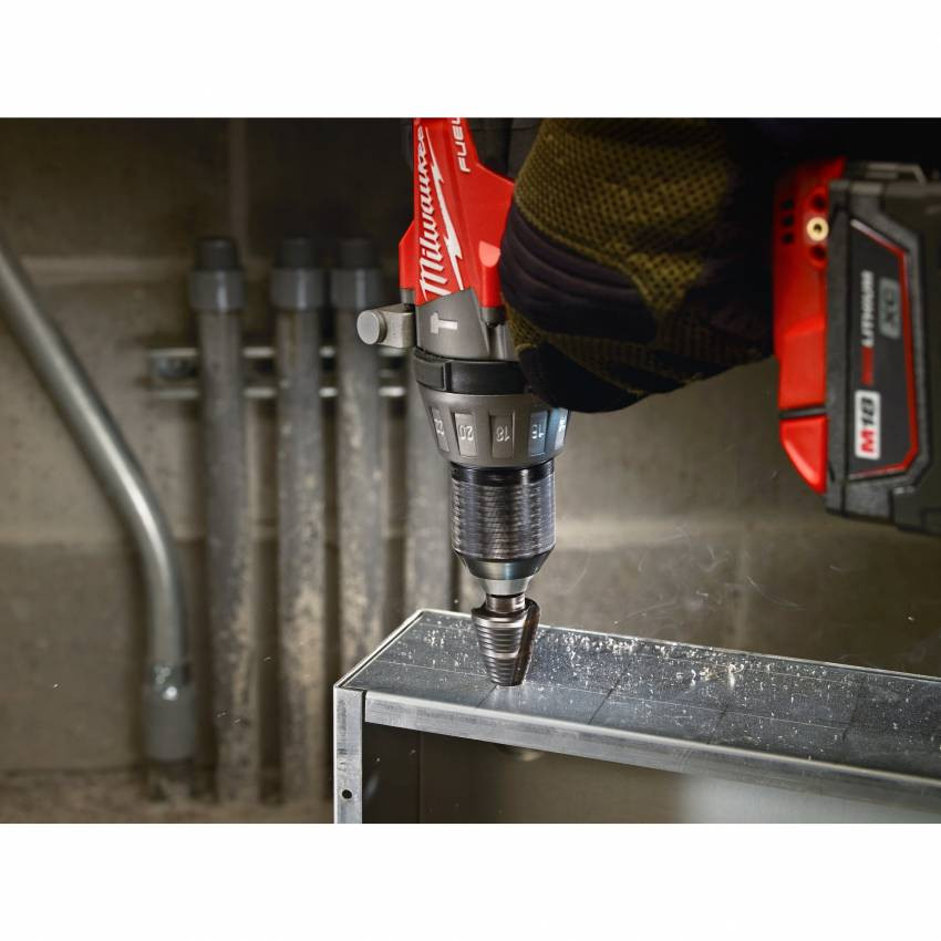 Свердло ступінчасте Step Drill MILWAUKEE, Ø6-35мм з кроком 2мм  207141-48899335