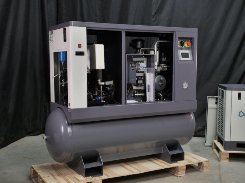 Гвинтовий компресор Mast LZN-8 COMBO inverter (осушувач + ресивер 300 л, двигун на постійних магнітах)-LZN-8 300L