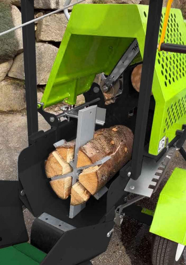 Напівавтоматична машина для різання і розколу дров Zipper ZI-SPA380-ZI-SPA380