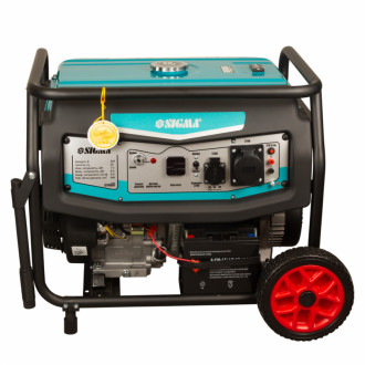 Генератор бензиновий 220В 7.5/8.0кВт 4-х тактний електрозапуск SIGMA (5710561)-[articul]