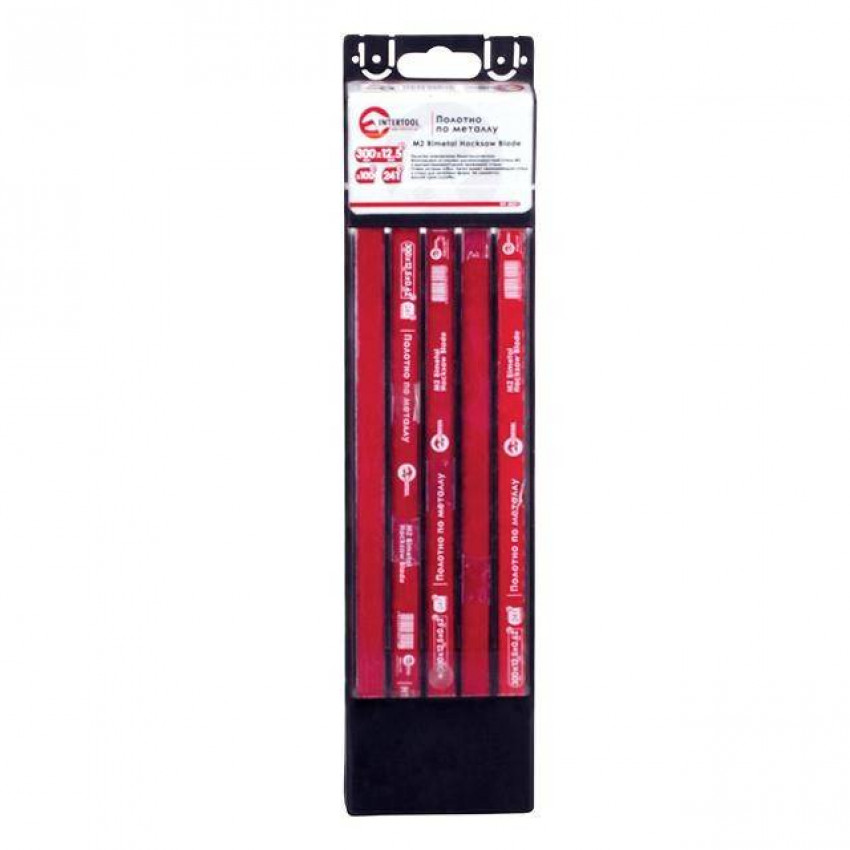 Полотно ножівкове по металу 300 x 12.5 x 0.62, 24T, M2 Bimetal INTERTOOL HT-3021-HT-3021