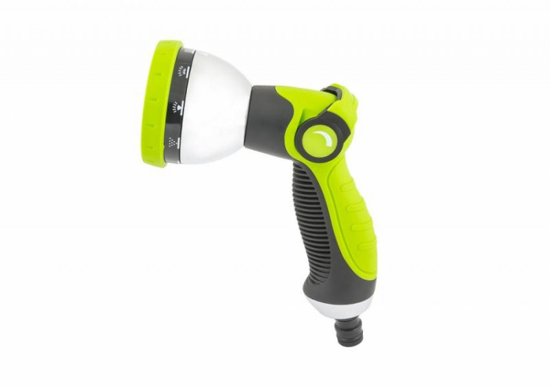 Пістолет для поливу MASTERTOOL 1/2" корпус ABS+метал TPR покриття 10 режимів плавне регулювання потоку 92-9344-92-9344