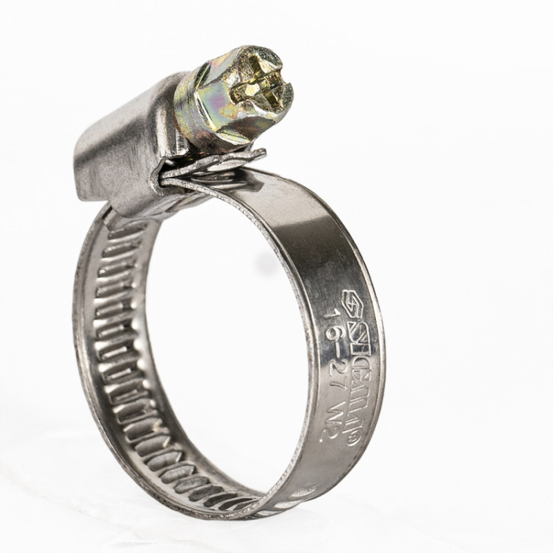 Хомут черв'ячний нержавіючий 9мм D16-27мм 25шт Sigma (2510051)-2510051