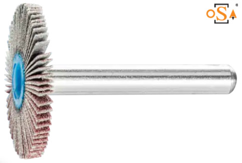 Шліфувальна головка пелюсткова F3003/6 A150 для дриля або ПШМ хв-6мм-4007220950852