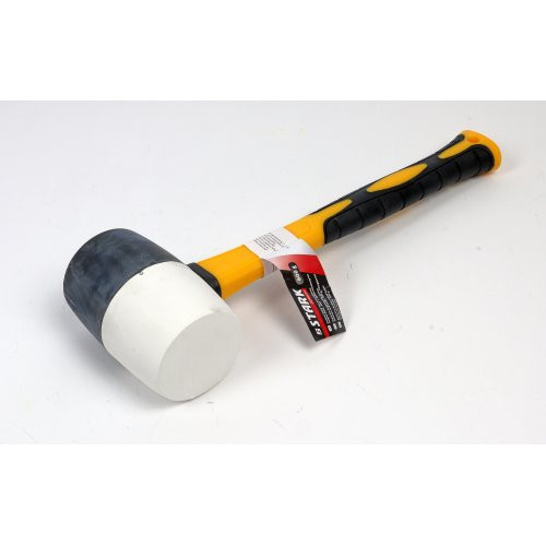 Молоток гумовий двосторонній Stark Pro чорно-білий 450 г-530600600