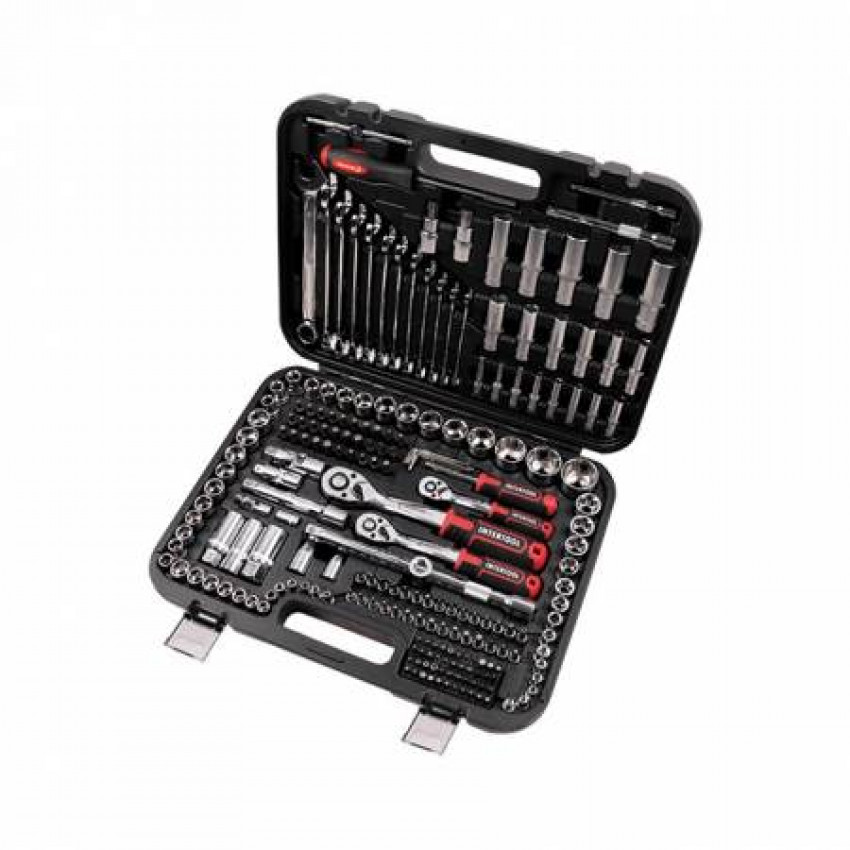 Набір інструментів 1/2 "& 3/8" & 1/4 ", 219ед., Cr-V STORM INTERTOOL ET-8219-ET-8219