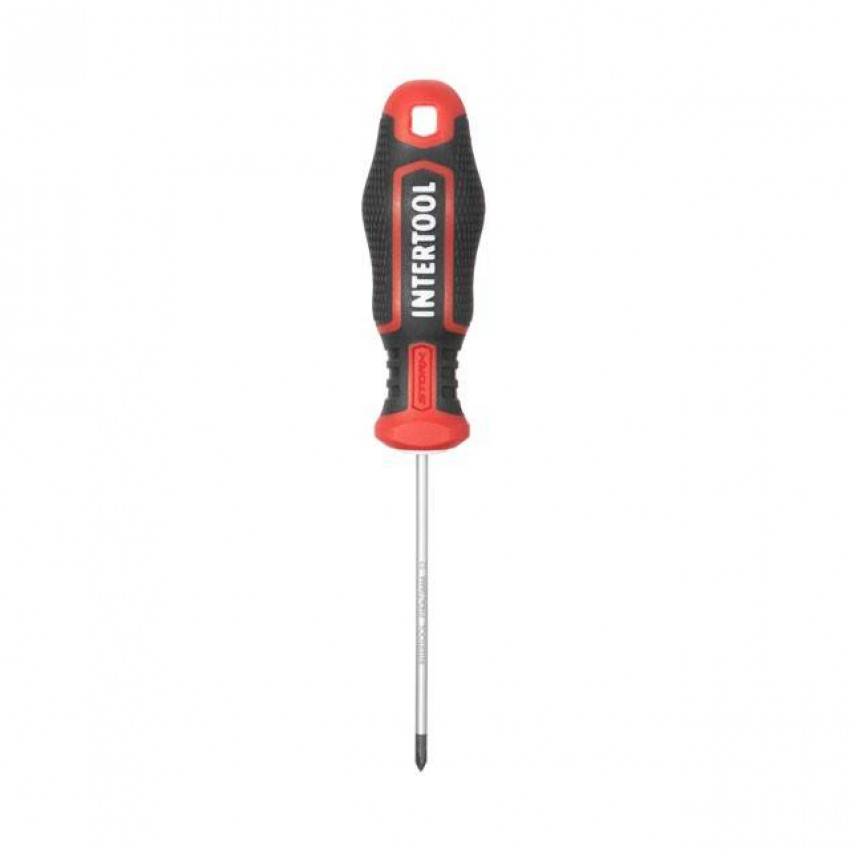 Викруткa PH0 * 75 мм, S2, STORM INTERTOOL VT-3413-VT-3413