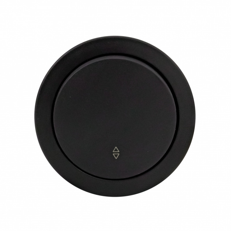 Вимикач прохідний 1-клавішний антрацит xOne-406-250000-209