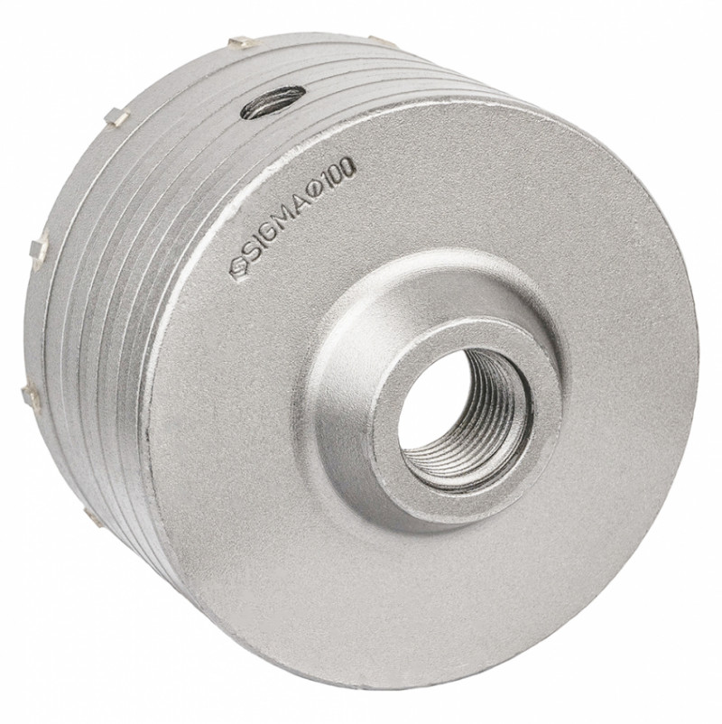 Коронка по бетону Ø100х70мм 12 зубців Sigma (1513151)-1513151