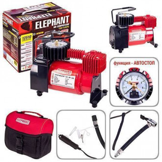 Компресор ELEPHANT КА-12510 150psi/14Amp/35л/прикур./Автостоп-[articul]