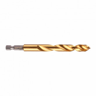 свердло по металлу Milwaukee RedHEX HSS-G TiN. 10.2мм (1 шт)-[articul]