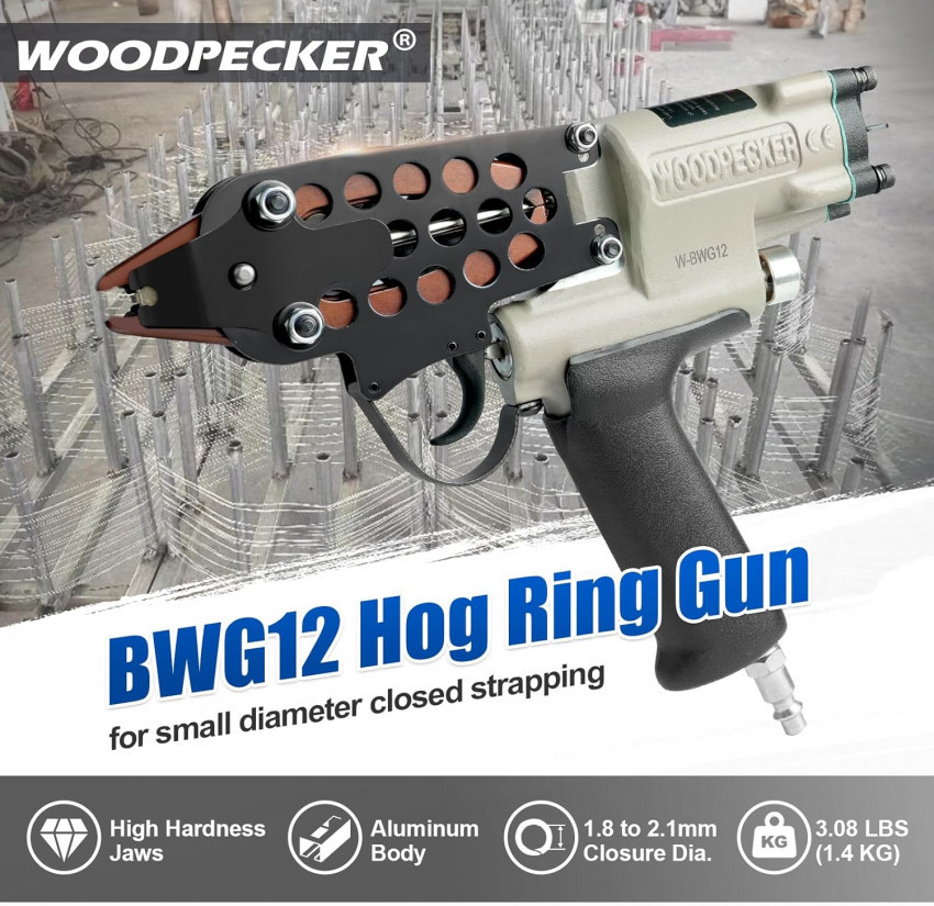 Пневмопістолет C-Ring скобозабивний Woodpecker BWG12-BWG12