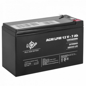 Акумулятор AGM LPM 12V - 7 Ah-[articul]