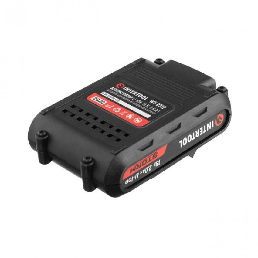 Акумулятор Li-Ion 18В 2.0Ач для дриля-шурупокрута WT-0314/WT-0313/WT-0317 INTERTOOL WT-0312-WT-0312