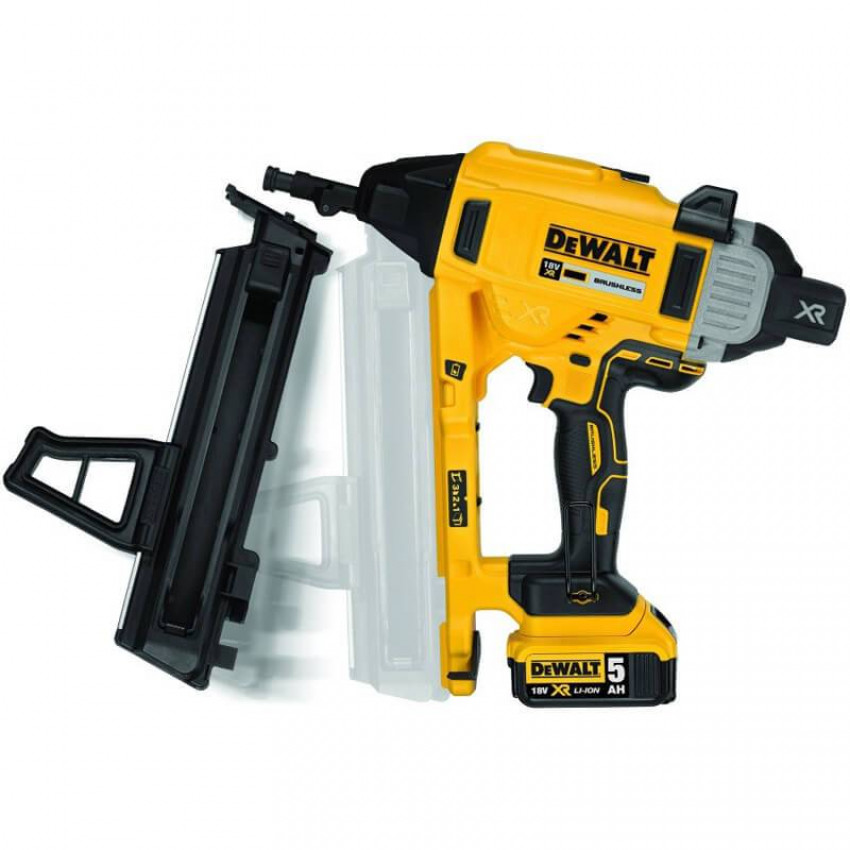 Пістолет гвоздезабивний акумуляторний безщітковий DeWALT DCN890P2-DCN890P2