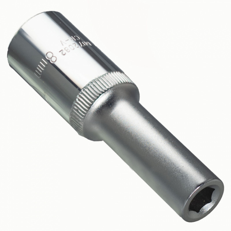 Насадка шестигранна довга 1/2" 8мм CrV ULTRA (6072082)-6072082