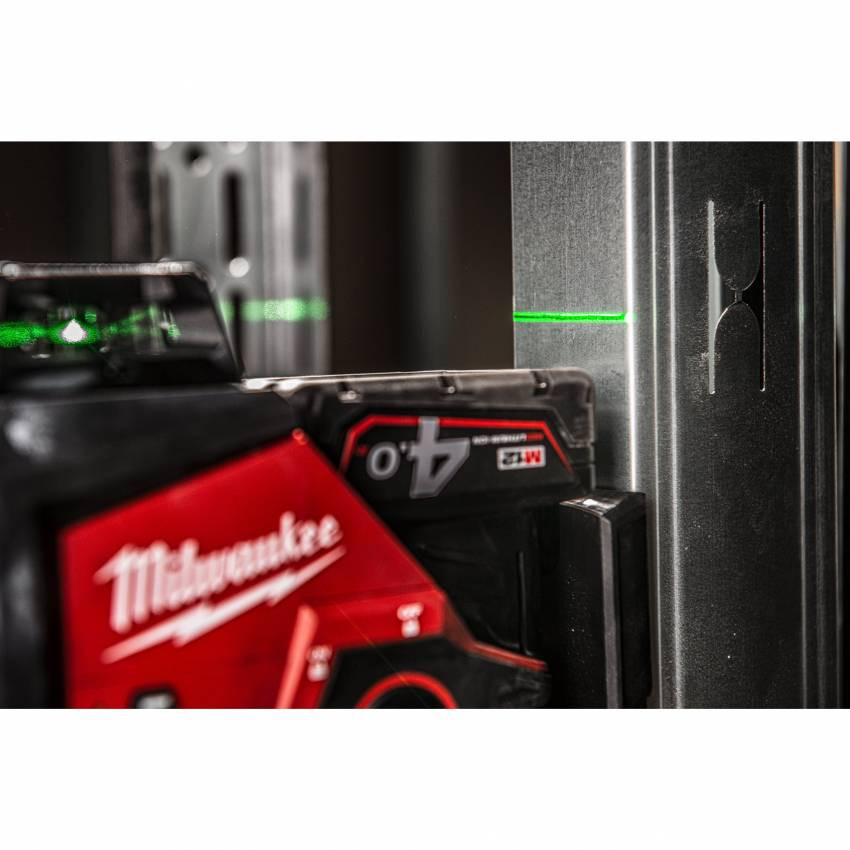 Лазерний 3D нівелір акумуляторний MILWAUKEE, M12 3PL-0C (кейс)-4933478103