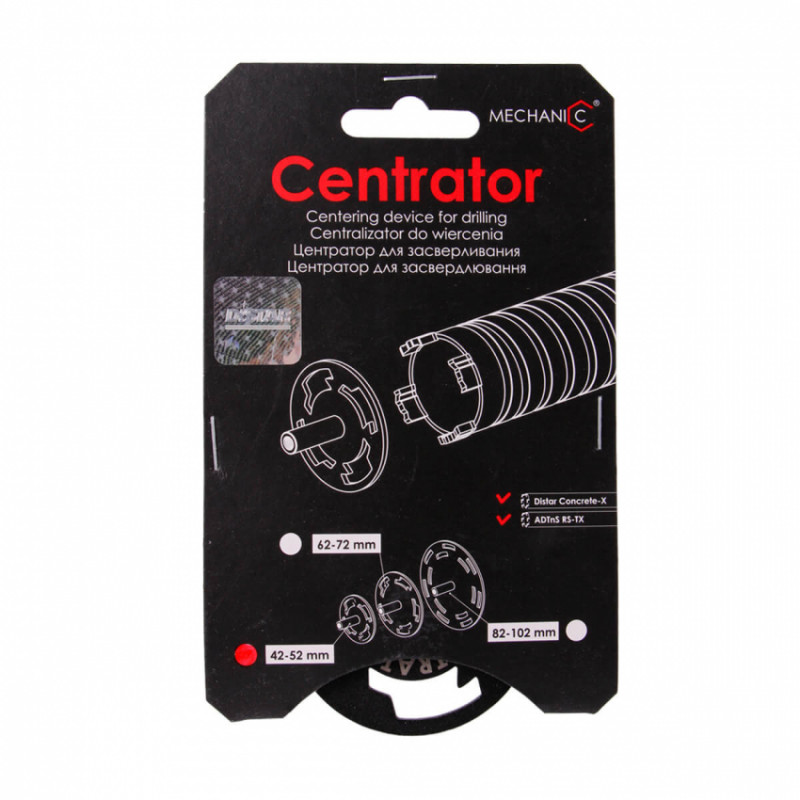 Центратор для засвердлювання CENTRATOR RS/RM-TX 42/52-71419031031