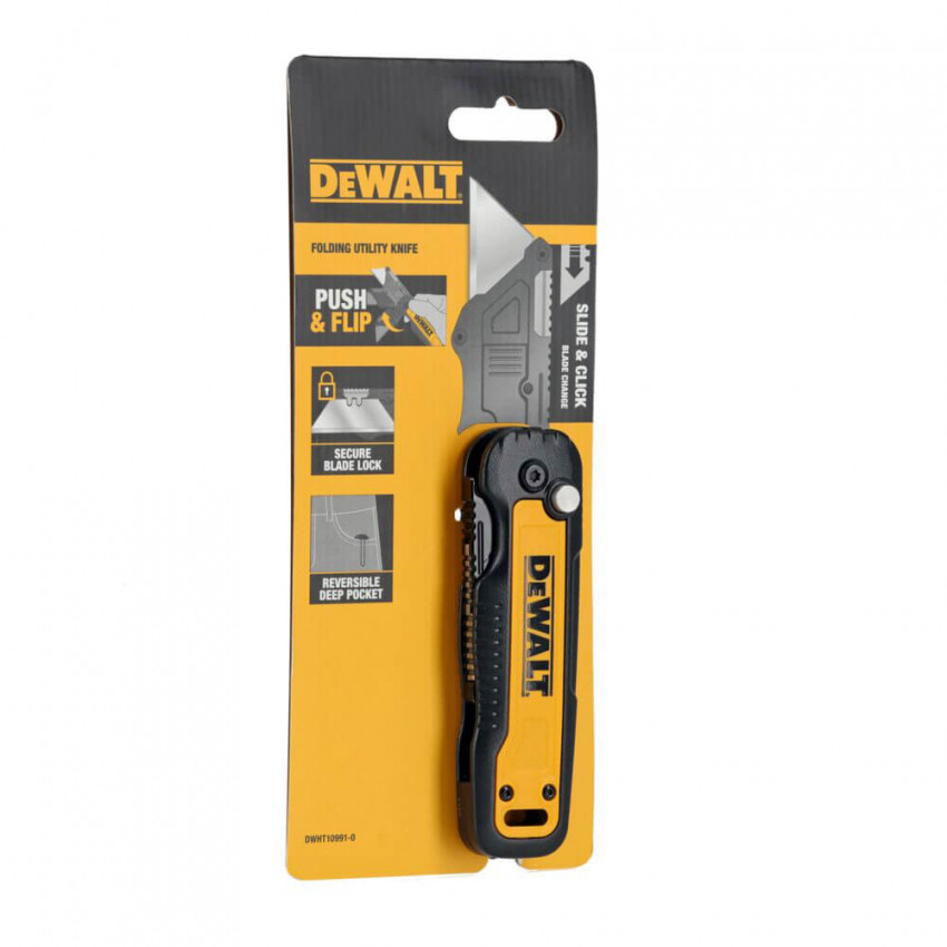Ніж складаний з фіксованим лезом для оздоблювальних робіт DeWALT DWHT10991-0-DWHT10991-0