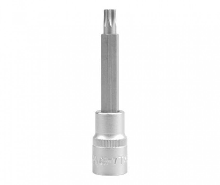 Головка з вставкою TORX YATO, з квадр. 1/2 Т45, L=100мм, Nm=104 [10/100] (DW)-YT-0437