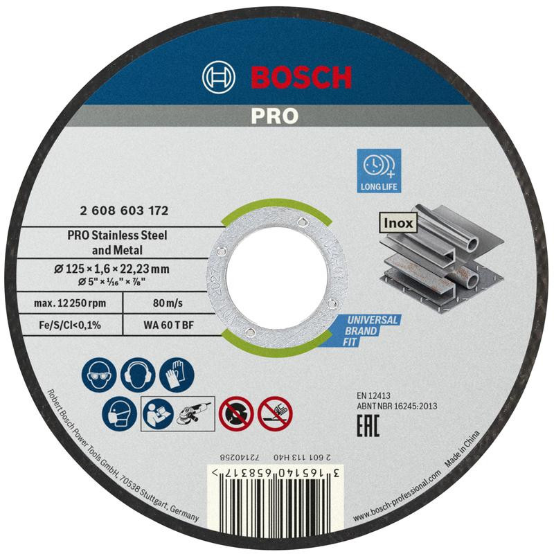 Армований відрізний круг PRO Stainless Steel and Metal  115 (3165140658317)-3165140658317