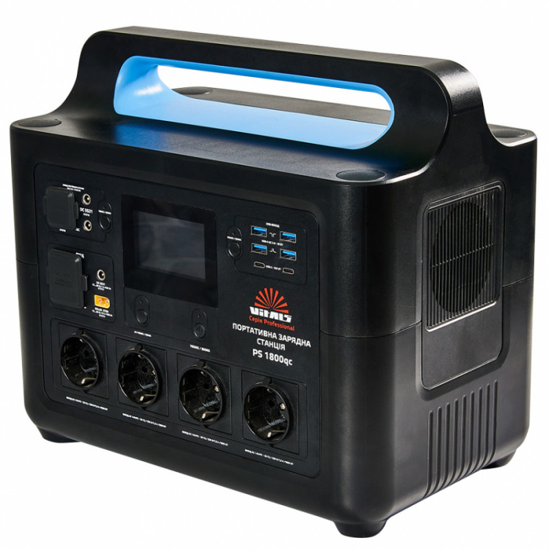 Портативна зарядна станція Vitals Professional PS 1800qc-195187
