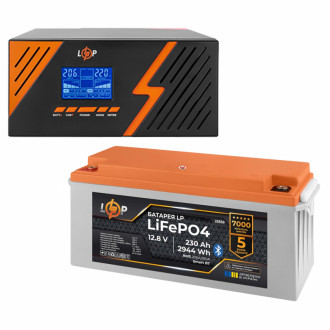 КРЖ LogicPower B1500 + літієва (LiFePO4) батарея 2944 Ватт (22754+25559 230 Ah)-[articul]