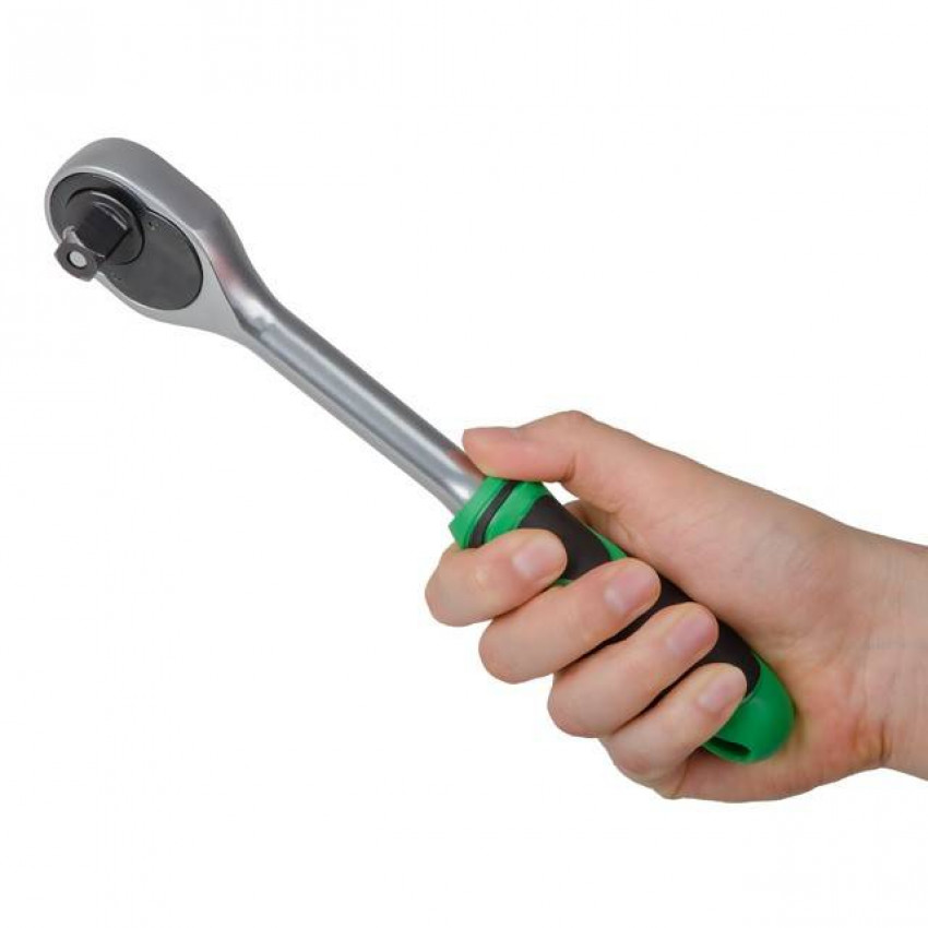 Рукоятка з храповим механізмом на 72 зуба 1/2 " INTERTOOL HT-2126-HT-2126