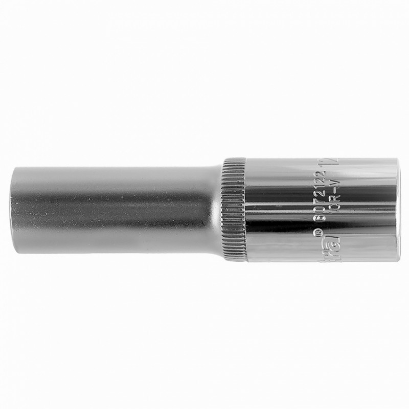 Насадка шестигранна довга 1/2" 12мм CrV ULTRA (6072122)-6072122