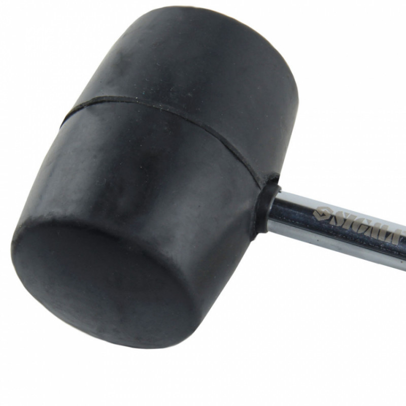 Киянка гумова чорна 900г металева обгумована рукоятка SIGMA (4317501)-4317501