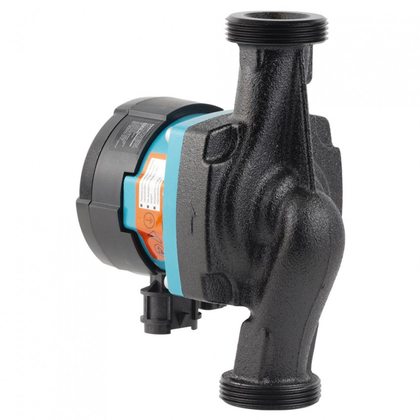 Насос циркуляційний енергозберігаючий 5-25Вт Hmax 4м Qmax 47л/хв Ø1½" 180мм + гайки Ø1" AQUATICA GPA25-4/180 III (774043)-774043