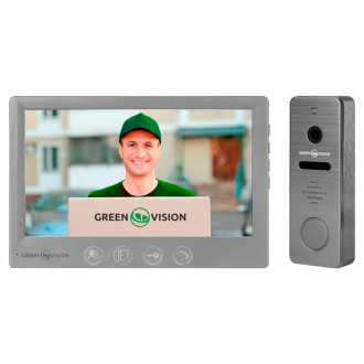 Комплект відеодомофону GreenVision GV-002-GV-058+GV-005-[articul]