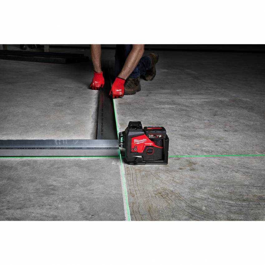 Лазерний 3D нівелір акумуляторний MILWAUKEE, M12 3PL-0C (кейс)-4933478103