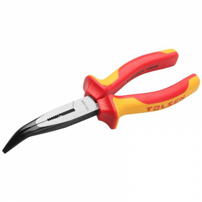 Ізольовані загнуті довгогубці Premium 200 мм-V38148