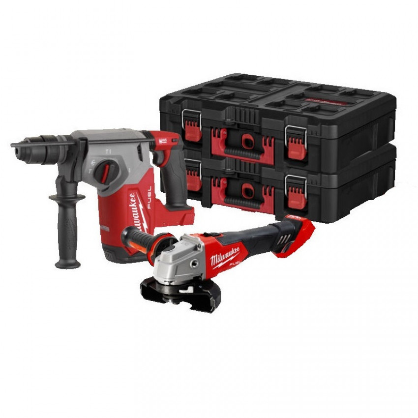 Набір з двох інструментів безщіткових акумуляторних M18 FPP2AY-0P PACKOUT MILWAUKEE-4933000033