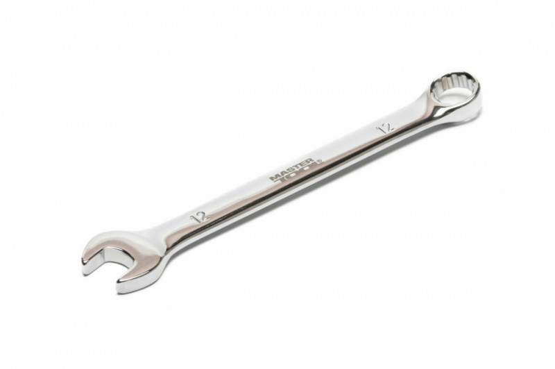MasterTool Ключ ріжково-накидний 12 мм SS, Арт.: 71-1012-71-1012